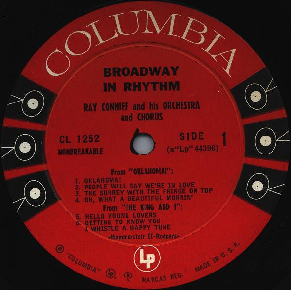 Ray Conniff And His Orchestra & Chorus : Broadway In Rhythm (LP, Album, Mono)