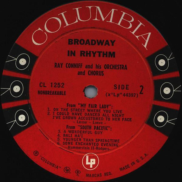 Ray Conniff And His Orchestra & Chorus : Broadway In Rhythm (LP, Album, Mono)