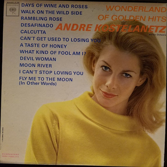 André Kostelanetz And His Orchestra : Wonderland Of Golden Hits (LP, Mono)