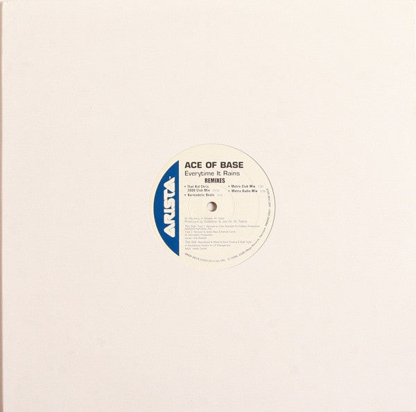 Ace Of Base : Everytime It Rains Remixes (2x12", Promo)