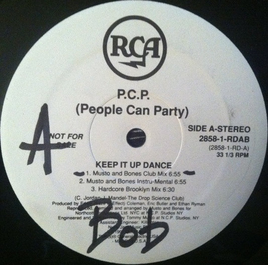 P.C.P. (People Can Party) : Keep It Up Dance (12", Promo)