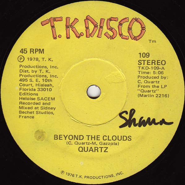 Quartz (4) : Beyond The Clouds (12")