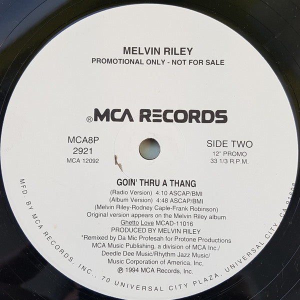 Melvin Riley : What Makes A Man (Wanna Cheat On His Woman) (12", Promo)