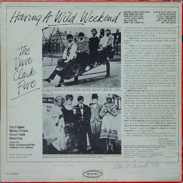 The Dave Clark Five : Having A Wild Weekend (LP, Album, Mono, Pit)