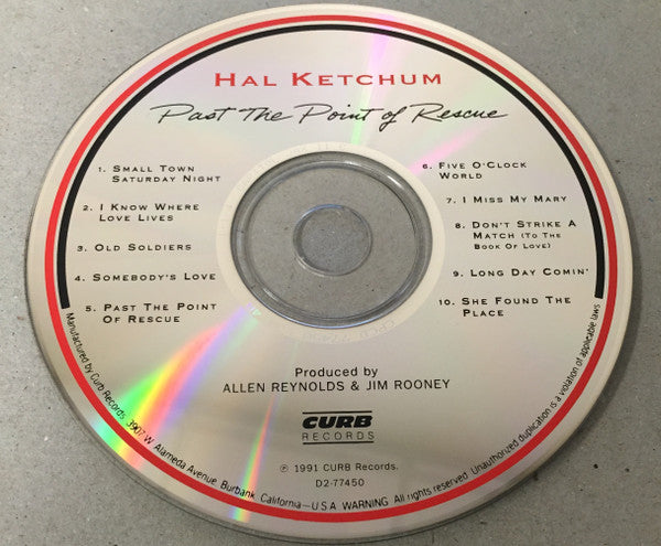 Hal Ketchum : Past The Point Of Rescue (CD, Album, Jac)