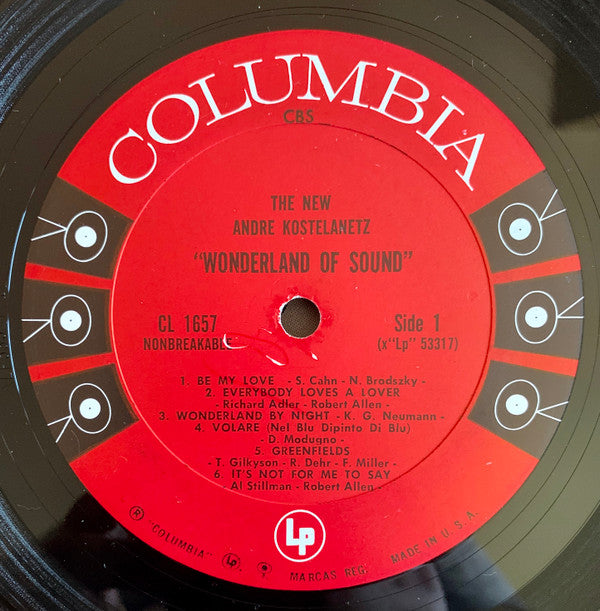 André Kostelanetz : The New Andre Kostelanetz "Wonderland Of Sound":  Today's Great Hits (LP, Album, Mono)