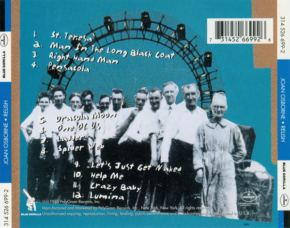 Joan Osborne : Relish (CD, Album)