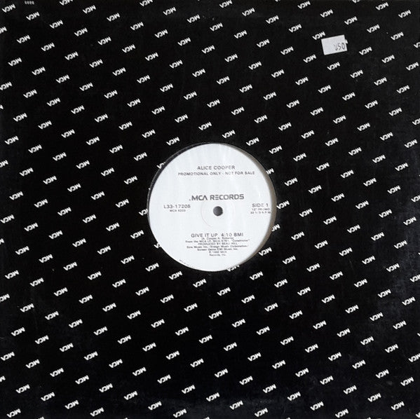Alice Cooper (2) : Give It Up (12", Single, Promo)