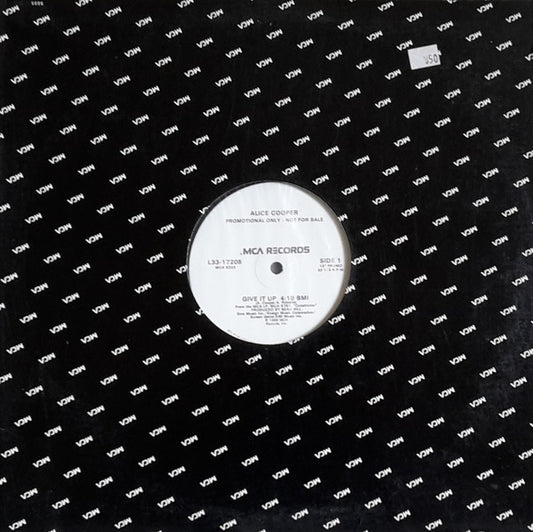 Alice Cooper (2) : Give It Up (12", Single, Promo)