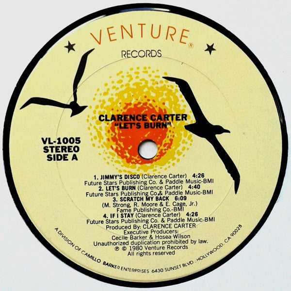 Clarence Carter : Let's Burn (LP, Album)