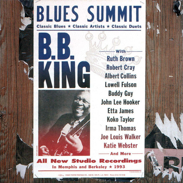 B.B. King : Blues Summit (CD, Album, Club)