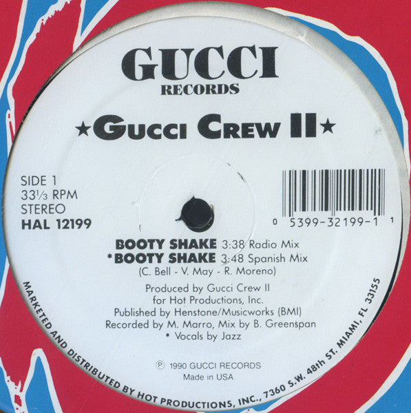 Gucci Crew II : Booty Shake (12")