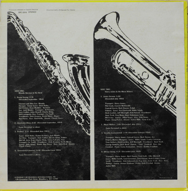 Woody Herman & The Herd Vs. Harry James & His Music Makers : The Battle Of The Bands - Vol. 1 (LP, Comp)