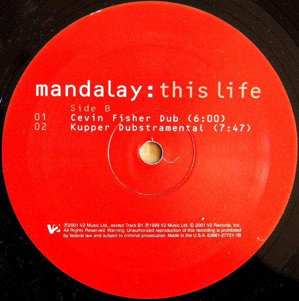 Mandalay : This Life (12")