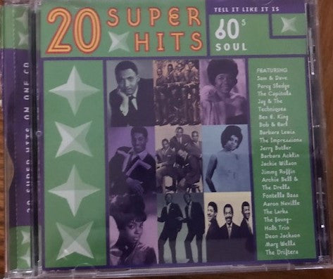 Various : 20 Super Hits: Tell It Like It Is 60s Soul (CD, Comp)