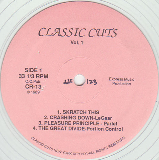 Various : Classics Cuts Vol. 1 (12", Unofficial, Tra)