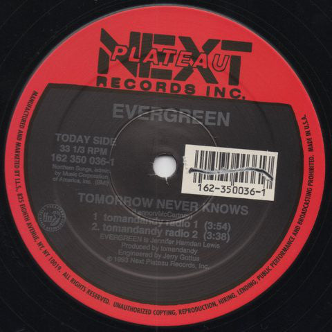 Evergreen (32) : Tomorrow Never Knows (12")