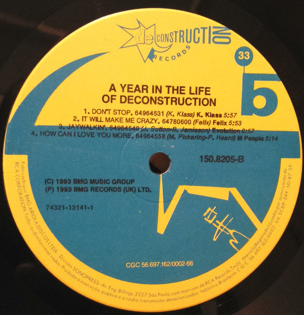 Various : A Life In The Year Of Deconstruction (LP, Comp)