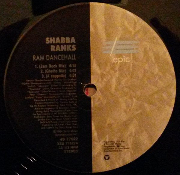 Shabba Ranks : Ram Dancehall / Original Woman (12")