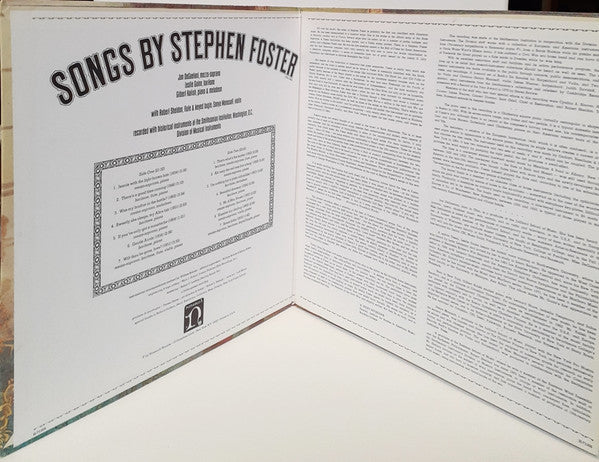 Stephen Foster, Jan Degaetani, Leslie Guinn, Gilbert Kalish : Songs By Stephen Foster (LP, Album)