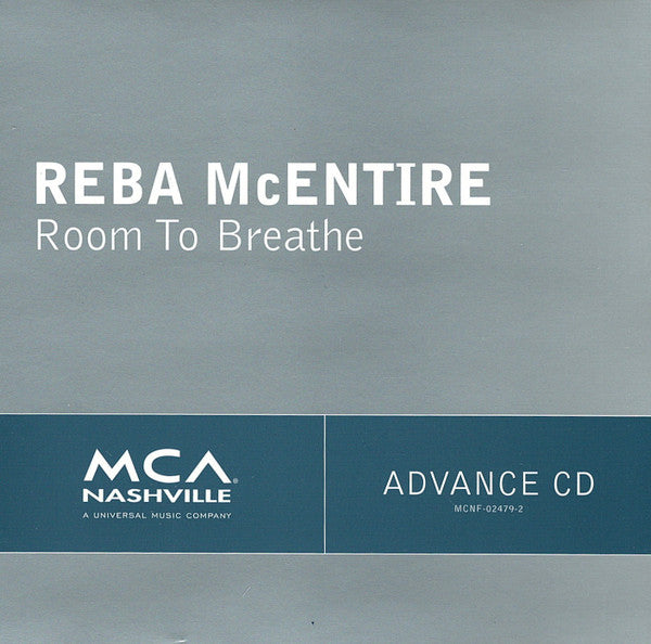 Reba McEntire : Room To Breathe (CD, Advance, Album, Promo)