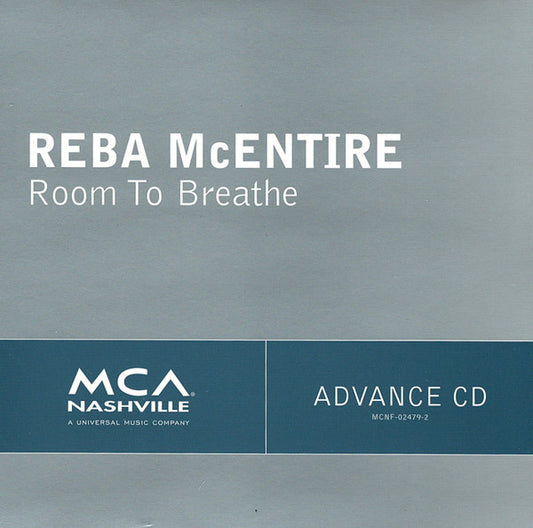 Reba McEntire : Room To Breathe (CD, Advance, Album, Promo)