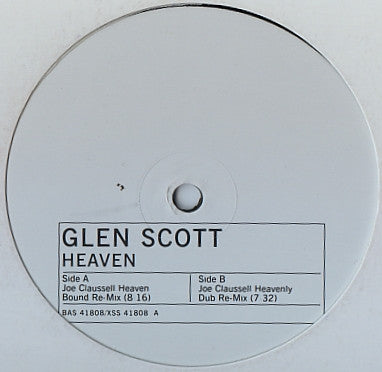 Glen Scott : Heaven (12", Promo)