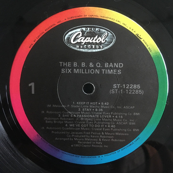 The Brooklyn, Bronx & Queens Band : Six Million Times (LP, Album)