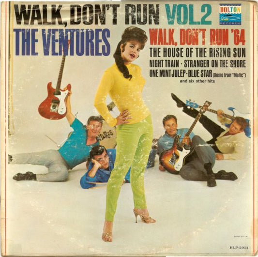 The Ventures : Walk, Don't Run Vol. 2 (LP, Album, Mono, Ind)
