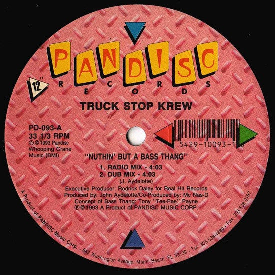 Truck Stop Krew : Nuthin' But A Bass Thang (12")