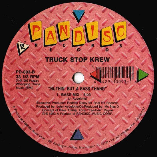 Truck Stop Krew : Nuthin' But A Bass Thang (12")