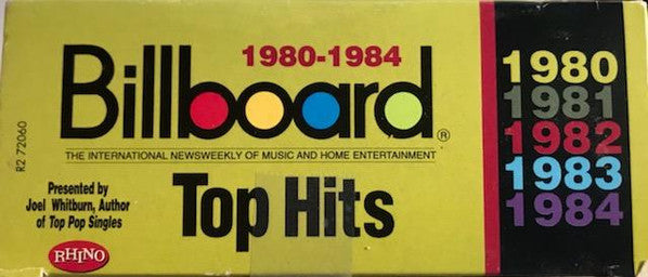Various : Billboard Top Hits 1980-1984 (5xCD, Comp, Box)