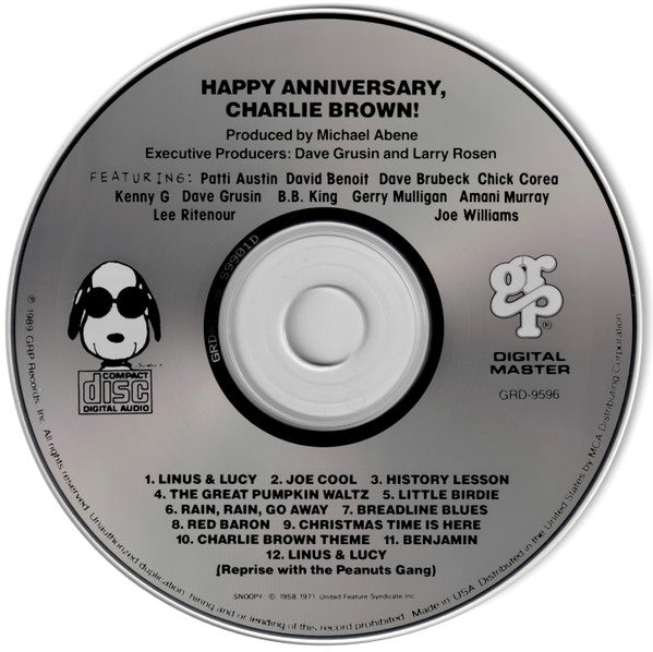 Various : Happy Anniversary, Charlie Brown! (CD, Album)