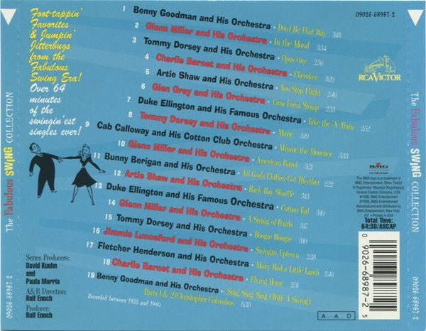 Various : The Fabulous Swing Collection (CD, Comp)