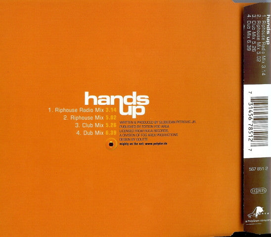 Pinball : Hands Up (CD, Maxi)