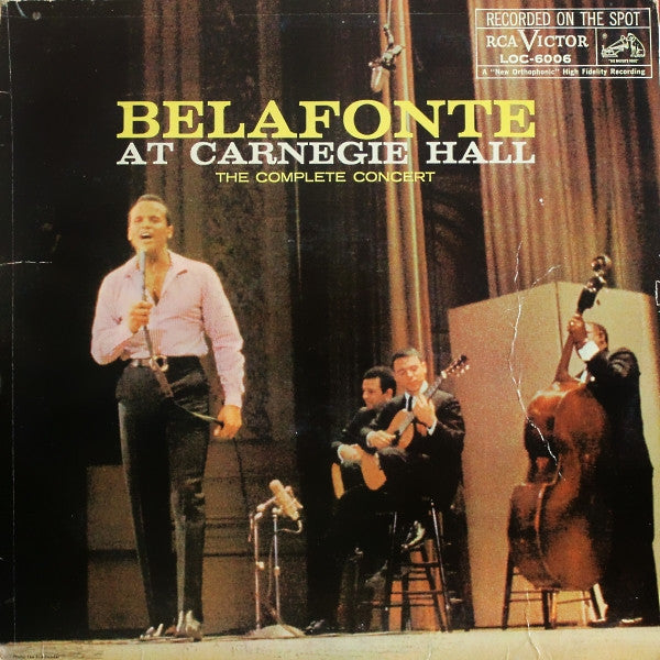 Harry Belafonte : Belafonte At Carnegie Hall - The Complete Concert (2xLP, Mono)