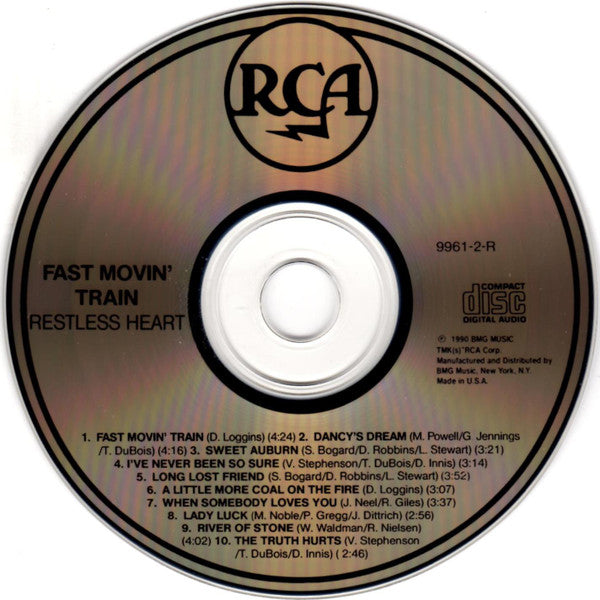 Restless Heart : Fast Movin' Train (CD, Album)