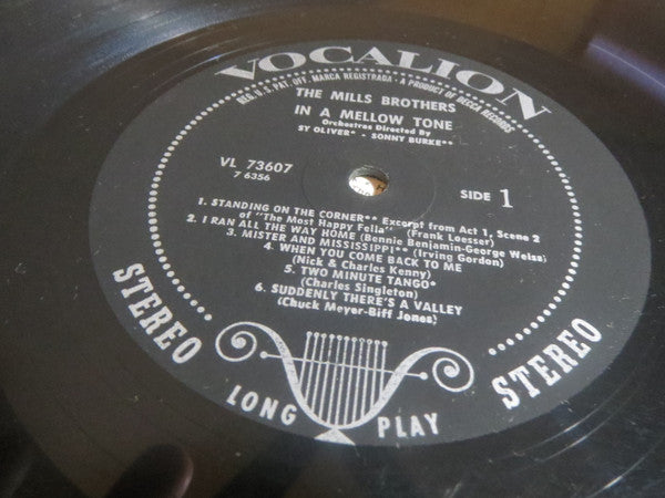 The Mills Brothers : In A Mellow Tone (LP, Album)