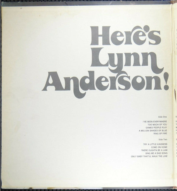Lynn Anderson : Here's Lynn Anderson (2xLP, Comp, Club)