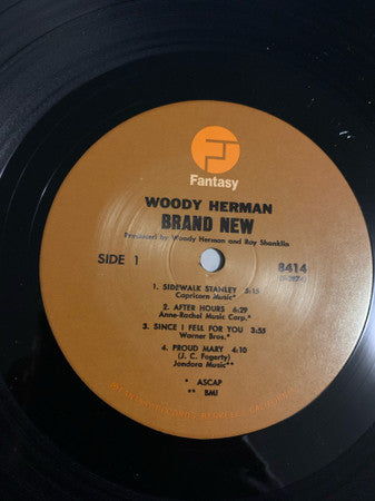 Woody Herman : Brand New (LP, Album, RE)