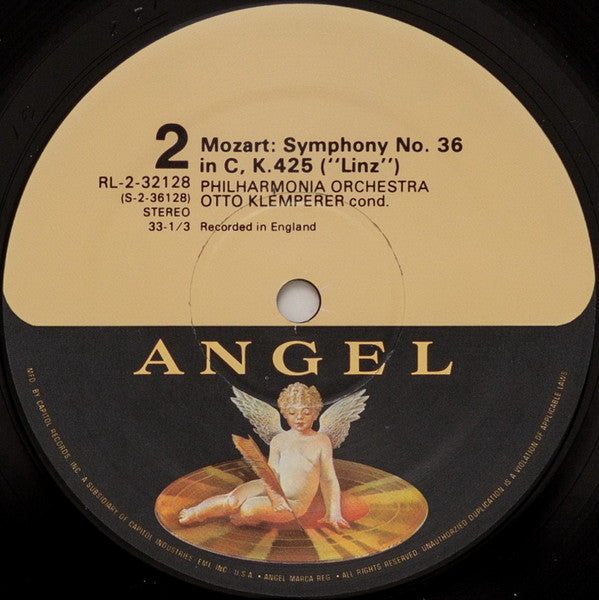 Wolfgang Amadeus Mozart, Philharmonia Orchestra, Otto Klemperer : Symphonies (No.35 In D, "Haffner" / No.36 In C, "Linz") (LP, Album)