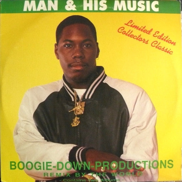 Boogie Down Productions : Man & His Music (2xLP, Album, Ltd)