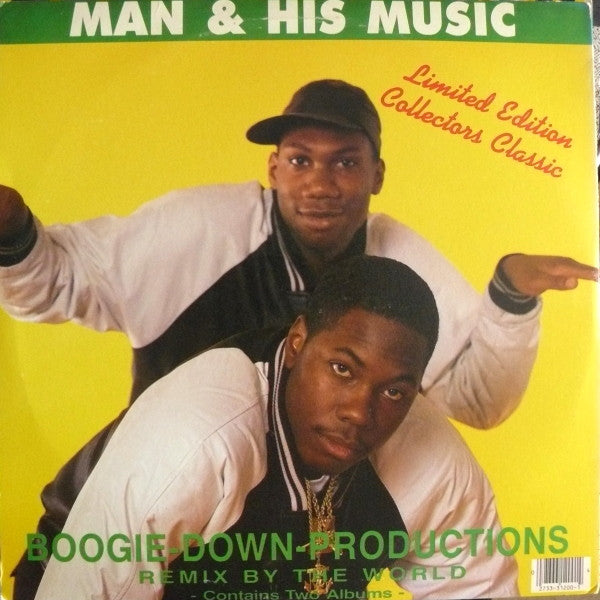 Boogie Down Productions : Man & His Music (2xLP, Album, Ltd)