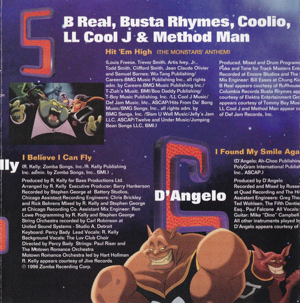 Various : Space Jam (Music From And Inspired By The Motion Picture) (CD, Album)