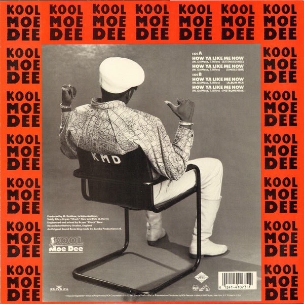 Kool Moe Dee : How Ya Like Me Now (12")