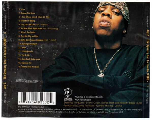 Jay-Z : The Dynasty: Roc La Familia (2000 -     ) (CD, Album)