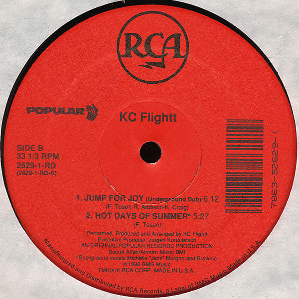 KC Flightt : Jump For Joy (12")