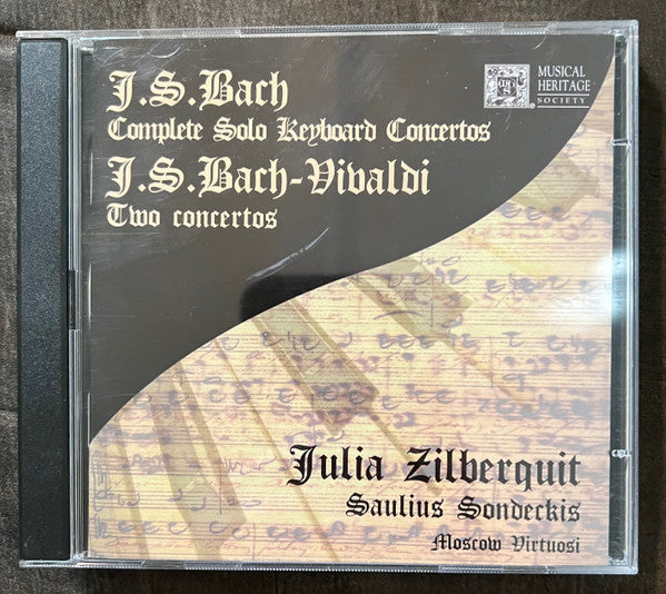 Julia Zilberquit, Saulius Sondeckis, Moscow Virtuosi : J.S. Bach - Complete Solo Keyboard Concertos, J.S. Bach-Vivaldi - Two Concertos (2xCD, Album)