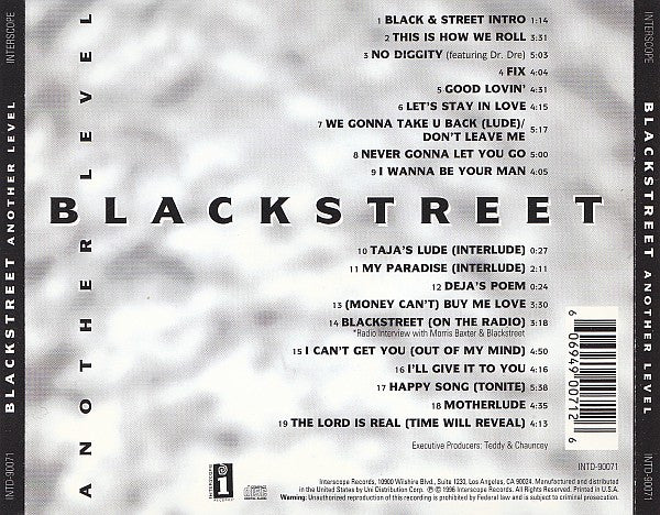 Blackstreet : Another Level (CD, Album)