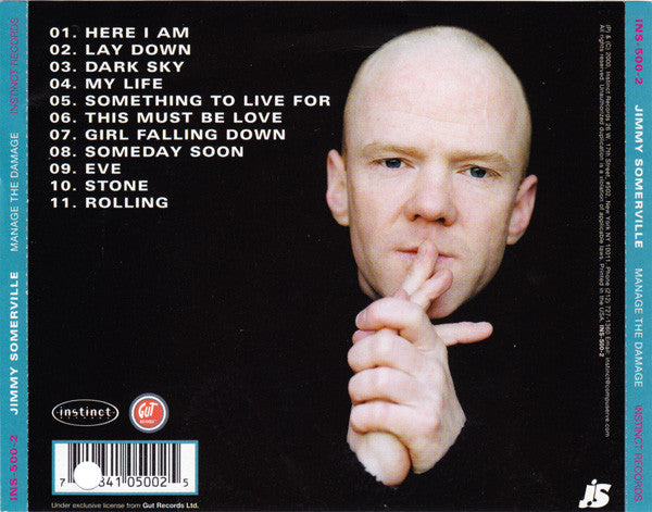 Jimmy Somerville : Manage The Damage (CD, Album)
